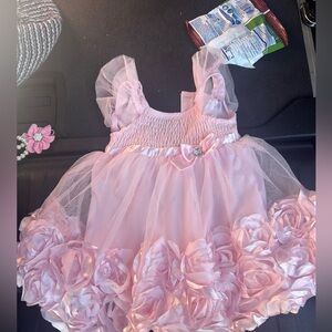 Pink Ruffled Baby Dress